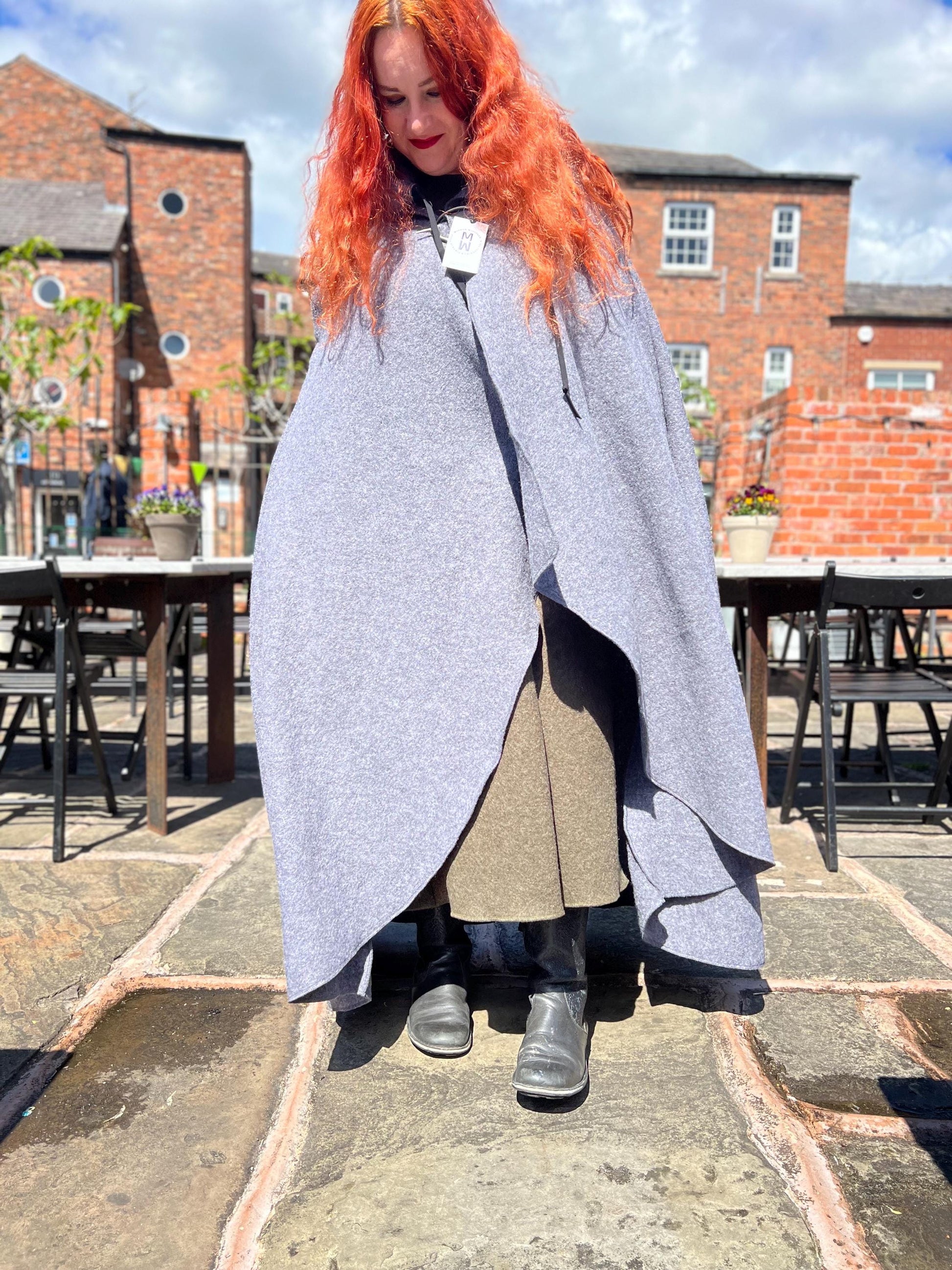 100% Wool Cloak - Handmade in England