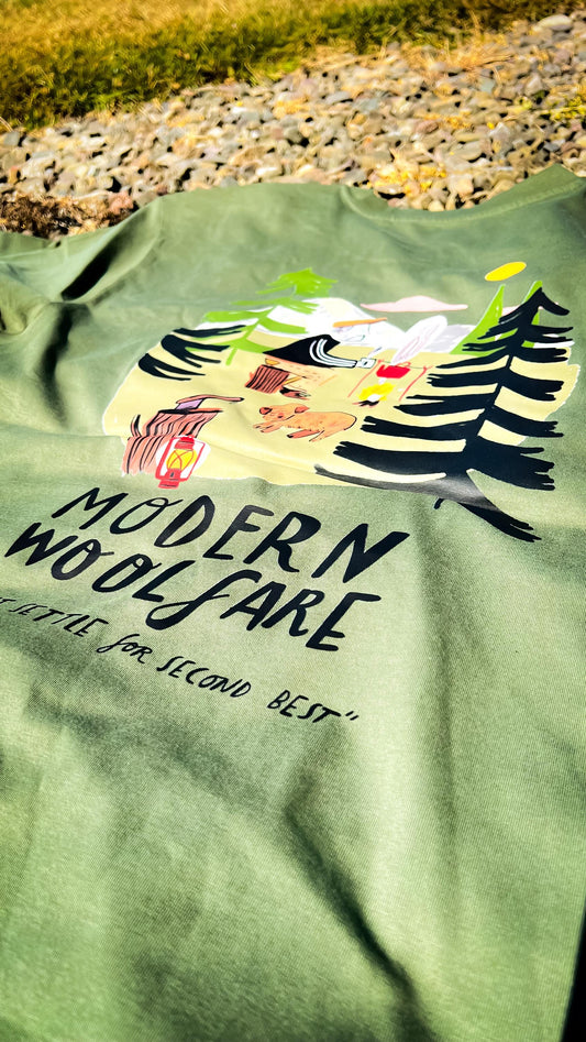 Modern Woolfare and Dick Vincent LTD edition T shirt