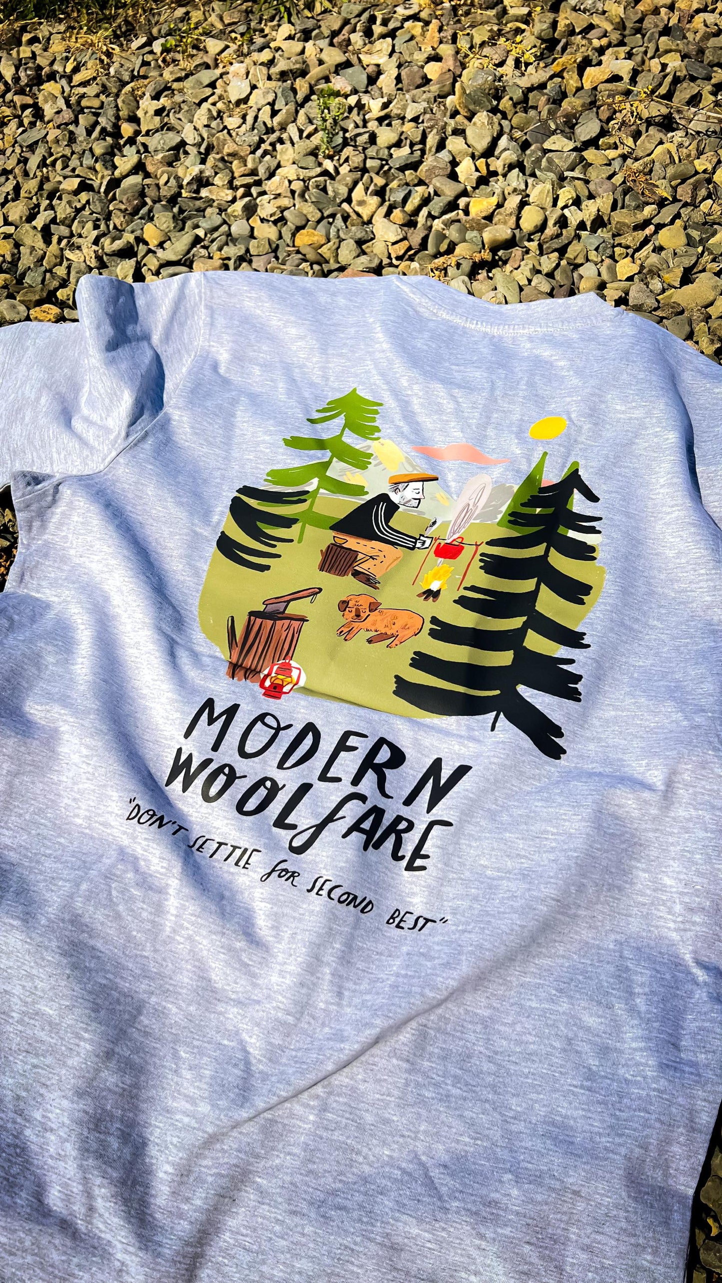 Modern Woolfare and Dick Vincent LTD edition T shirt