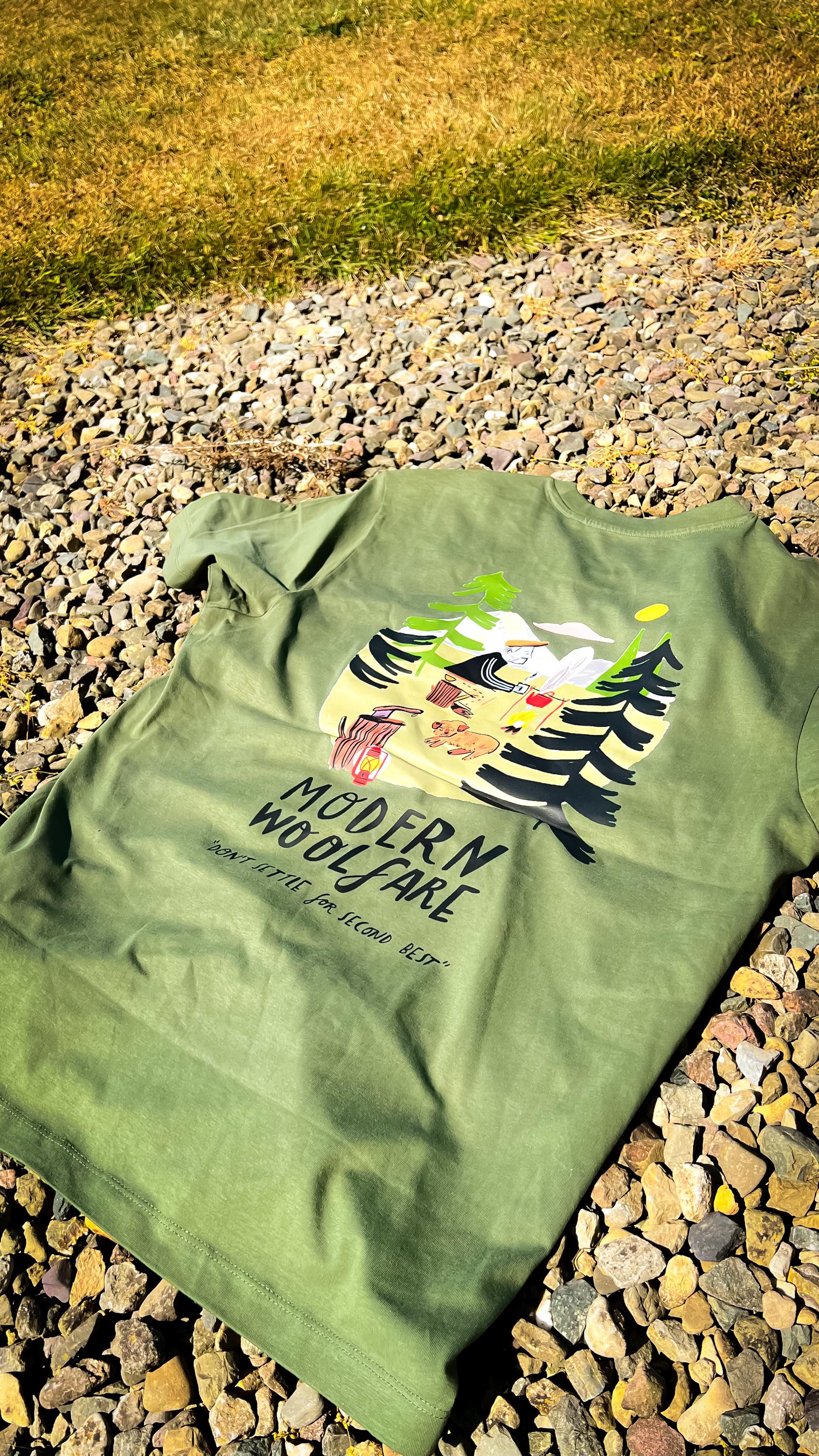 Modern Woolfare and Dick Vincent LTD edition T shirt