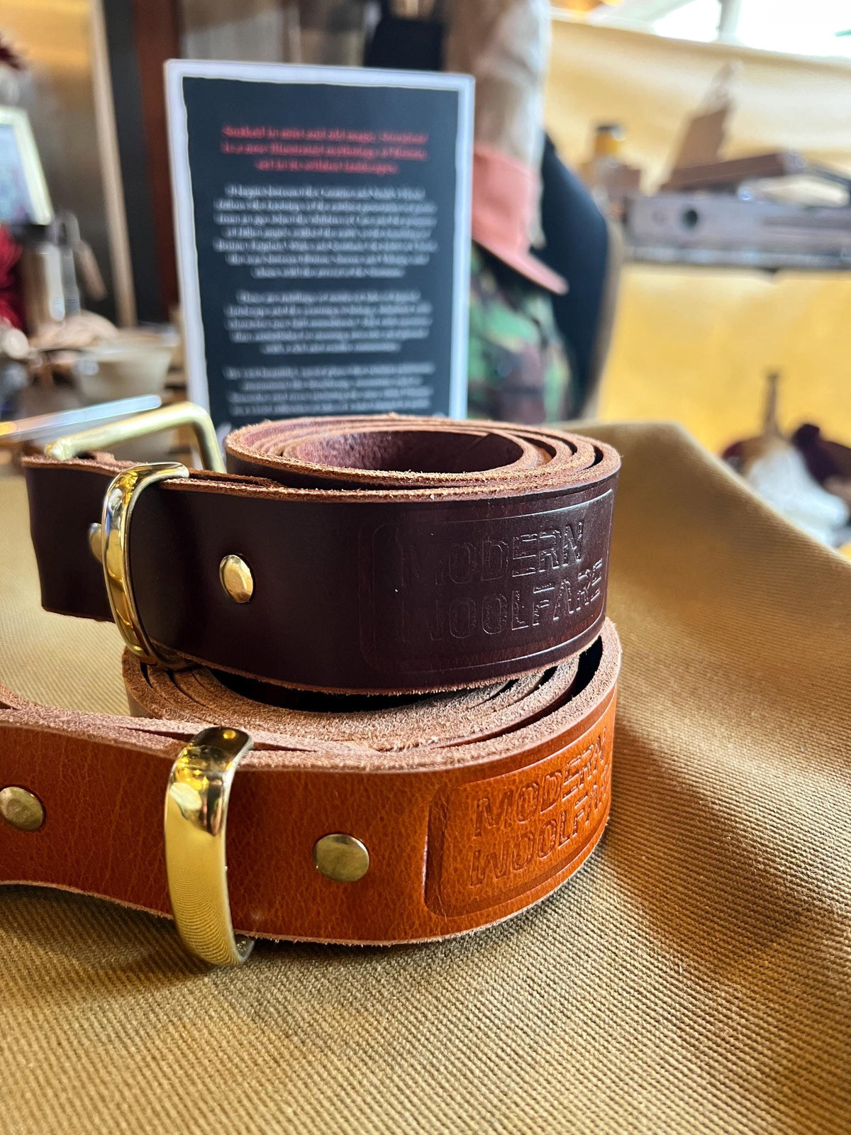 Handcrafted Buffalo Leather Belt