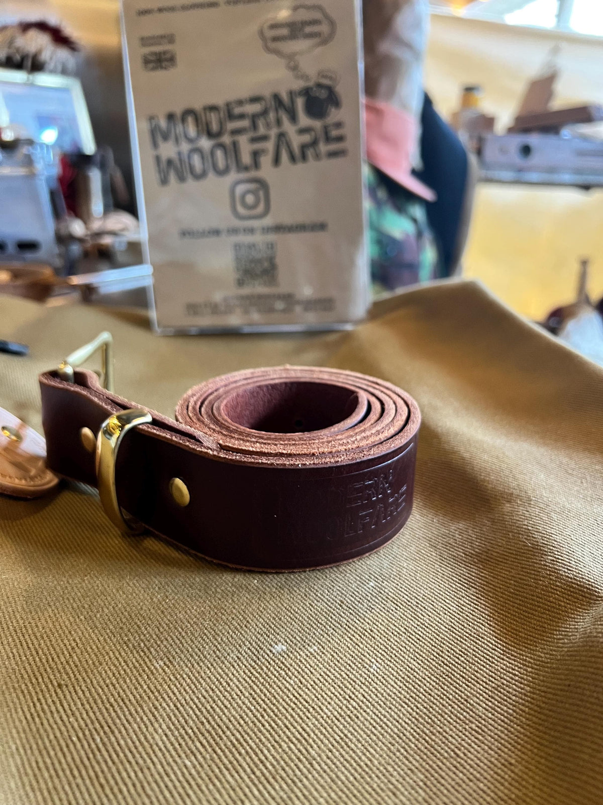 Handcrafted Buffalo Leather Belt