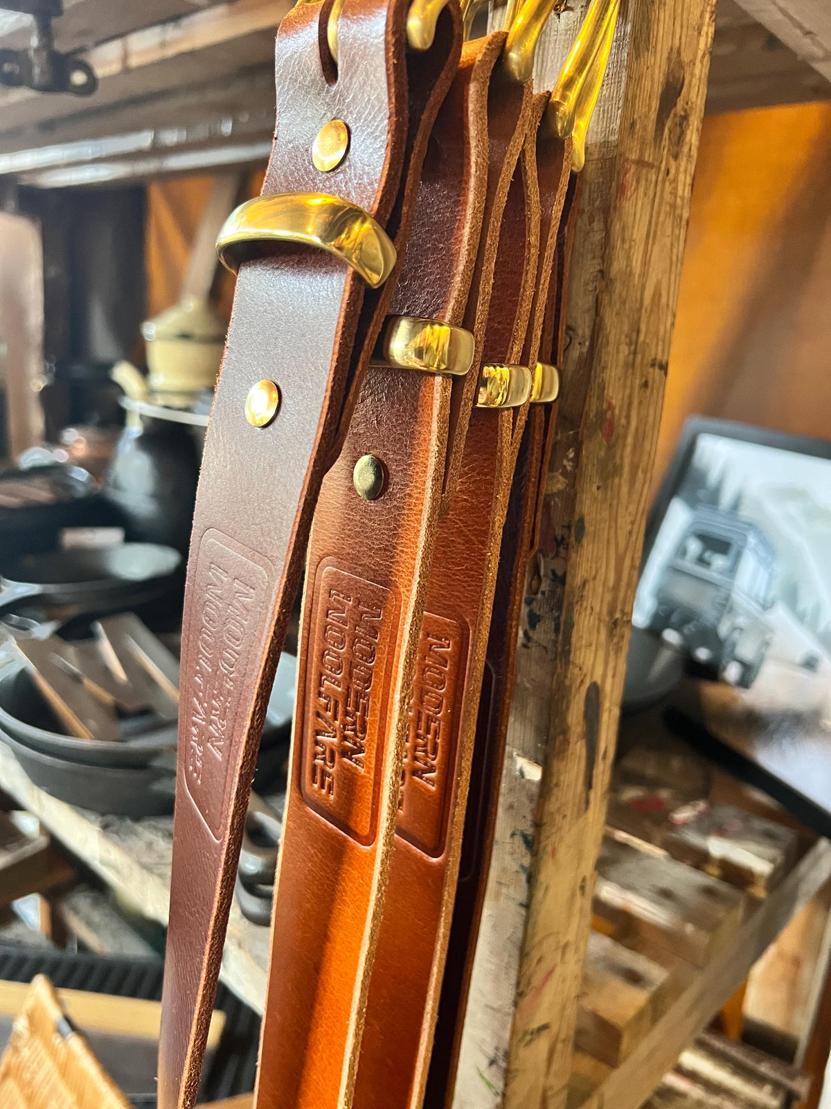 Handcrafted Buffalo Leather Belt