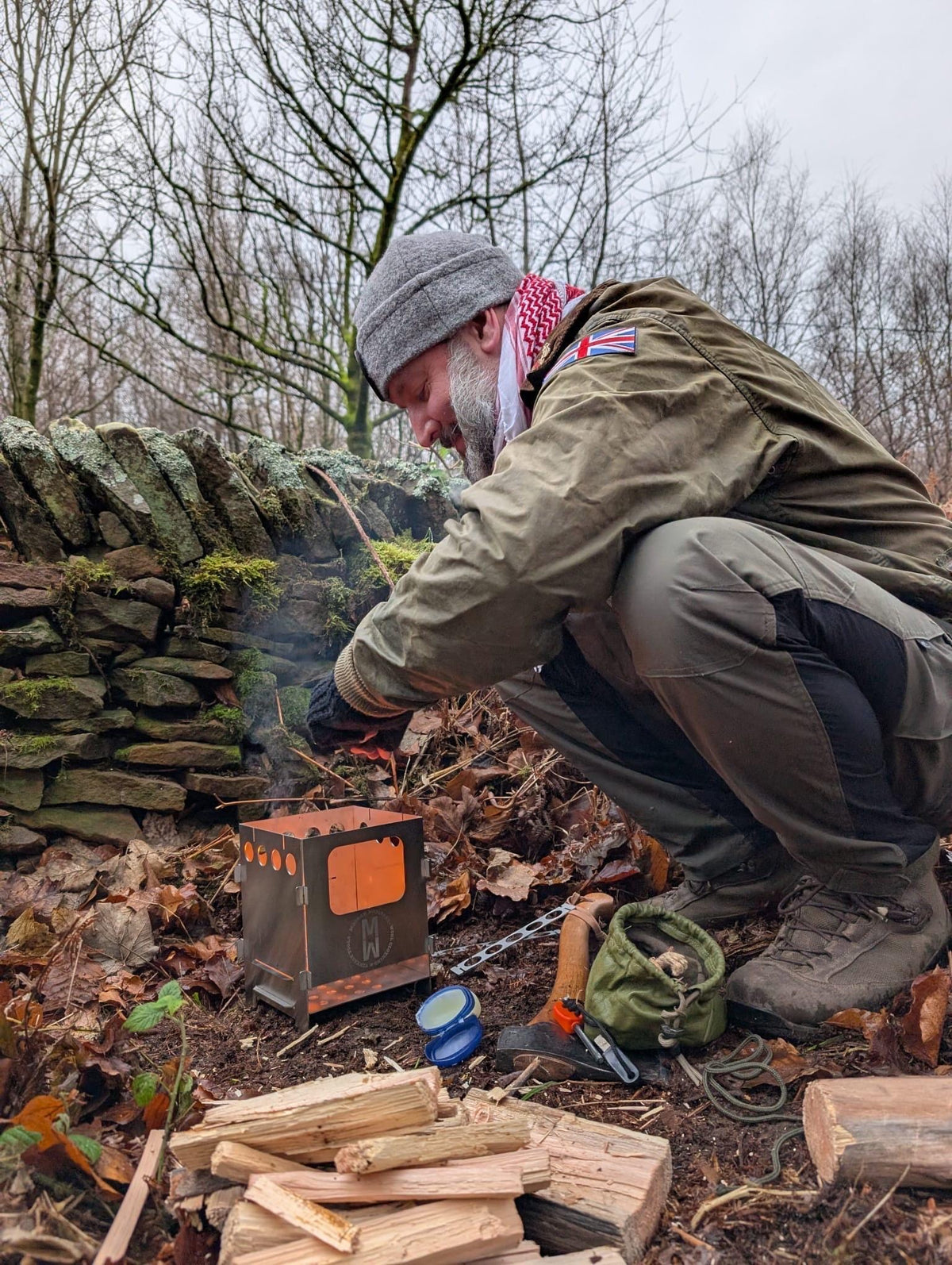 Bushcraft Twig Stove - UK Made