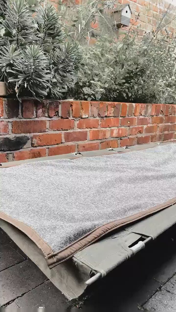 Waxed Cotton and Wool Bedroll/Rollmat