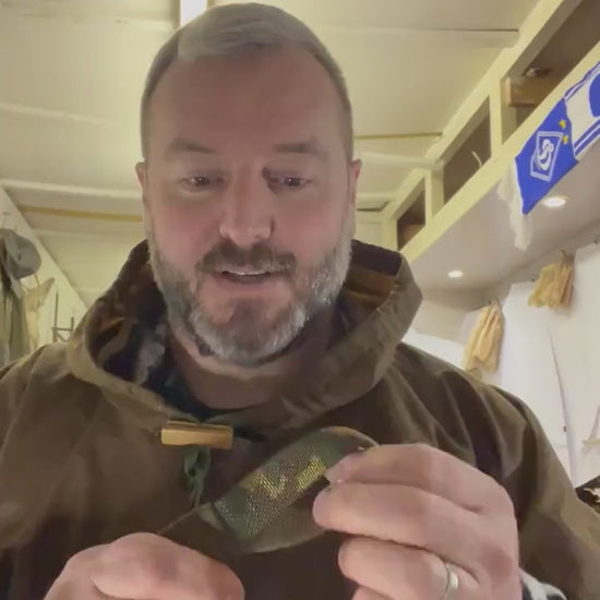 Waxed Cotton Poncho - Handmade in the UK